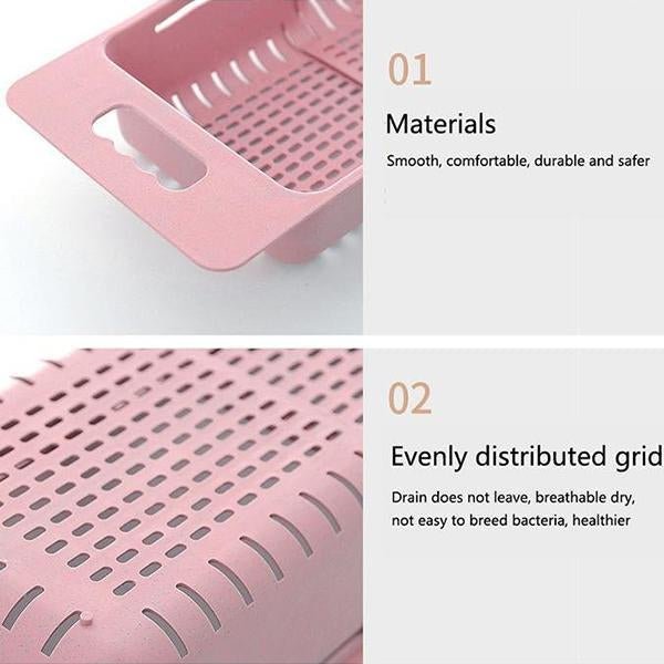🔥Limited time 50% off🔥Adjustable Retractable Drain Basket